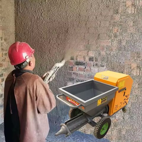 Discover How Plaster Spraying Machines Speed Up Wall Finishing